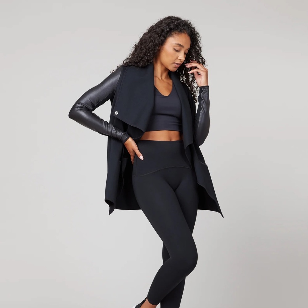 Spanx front drape jacket NWT